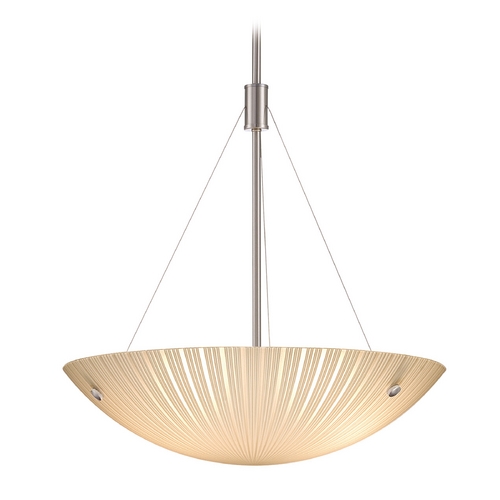 Rocco Polished Steel Pendant by Lite Source Lighting