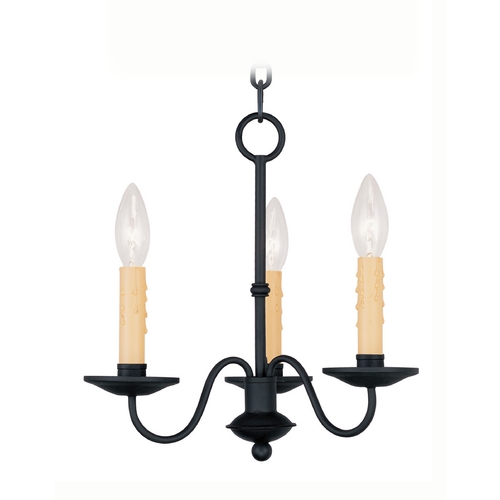 Livex Lighting Livex Lighting Heritage Black Mini-Chandelier 4463-04