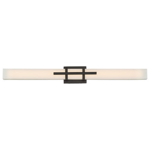 Grill Aged Bronze LED Bathroom Light by Nuvo Lighting