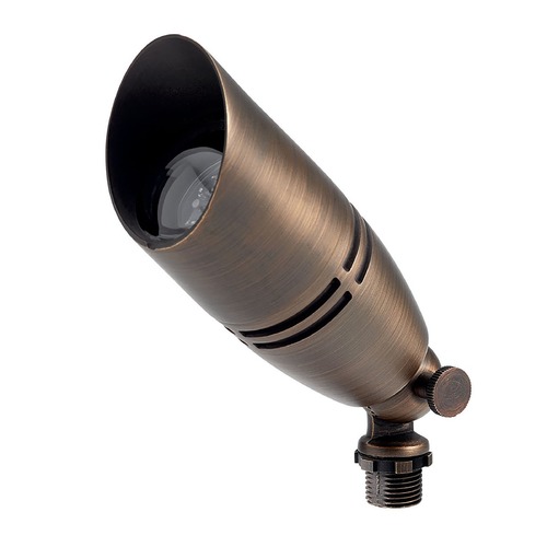 Kichler Lighting 12V MR-16 Fixed Socket Brass Accent Light in Centennial Brass by Kichler Lighting 15517CBR
