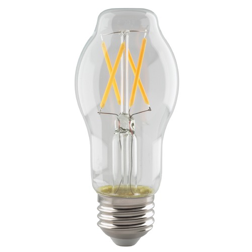 5.5W BT15 LED Clear Medium Base 2700K 500 Lumens 120V Dimmable by Satco Lighting