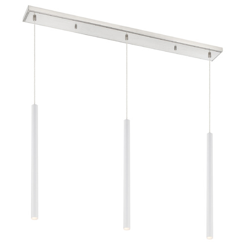 Forest Brushed Nickel LED Multi-Light Pendant by Z-Lite