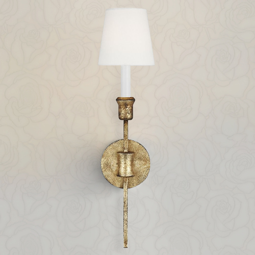 Visual Comfort Studio Collection Chapman & Meyers Westerly 20.75-Inch Tall Antique Gild Traditional Sconce by Visual Comfort Studio CW1031ADB