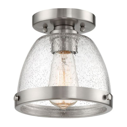 Lodie Brushed Polished Nickel Flush Mount by Craftmade Lighting
