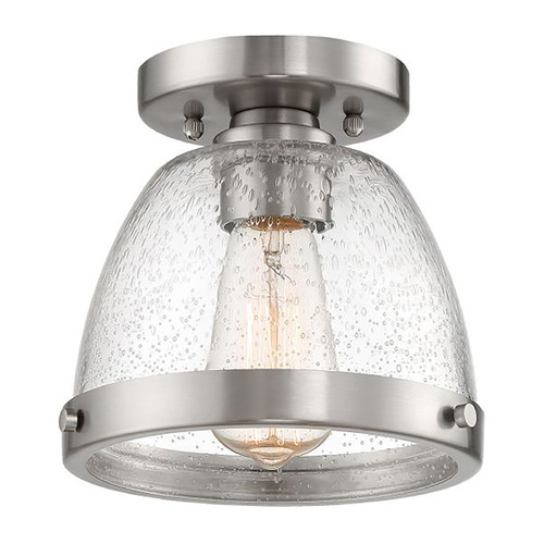 Craftmade Lighting Lodie Brushed Polished Nickel Flush Mount by Craftmade Lighting X1410-BNK