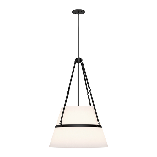 Alora Lighting Alora Lighting Oliver Matte Black Pendant Light with Conical Shade PD546719MBWL