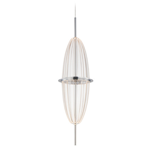 Quasar Polished Chrome LED Mini Pendant by ET2 Lighting