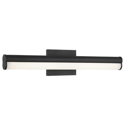 Matteo Lighting Junction Matte Black LED Vertical Bathroom Light