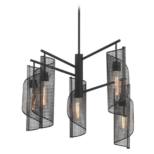 Savoy House Lighting Hillbourne Matte Black Chandelier