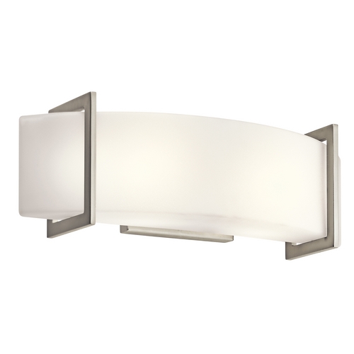 Kichler Lighting Crescent View 18-Inch Brushed Nickel Vanity Light by Kichler Lighting 45218NI