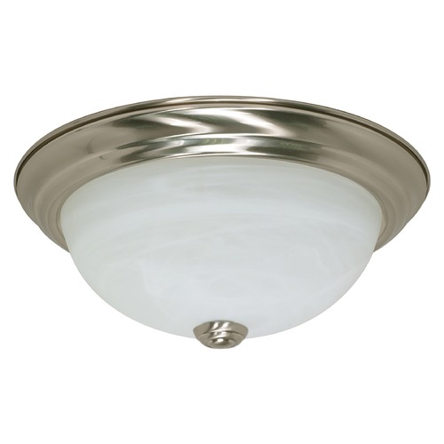 Nuvo Lighting 11-Inch Flush Mount Brushed Nickel by Nuvo Lighting 60/197