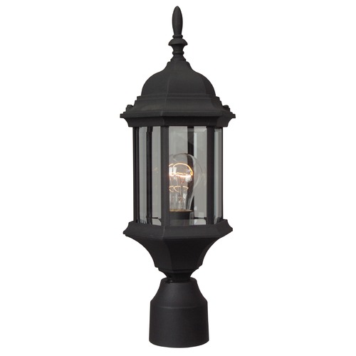 Craftmade Lighting Hex Style 18-Inch Matte Black Post Light by Craftmade Lighting Z295-05