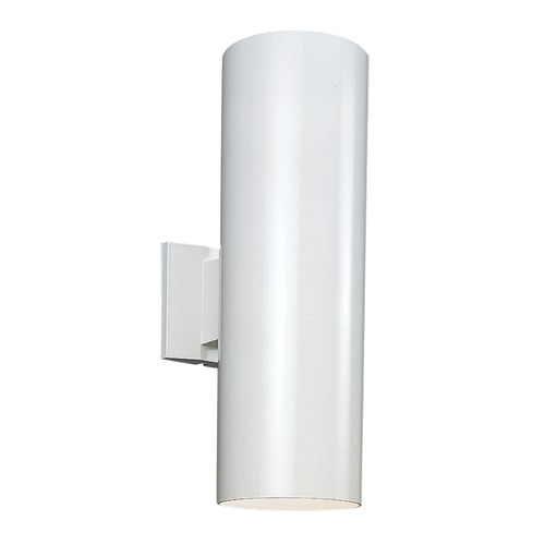 14.25-Inch Outdoor Wall Light in White by Visual Comfort Studio