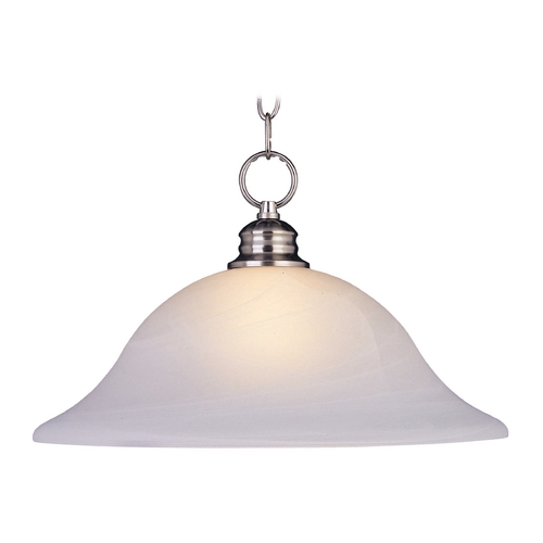 Maxim Lighting Essentials Satin Nickel Pendant by Maxim Lighting 91076MRSN