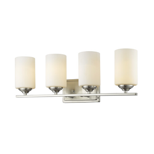 Bordeaux Brushed Nickel Bathroom Light by Z-Lite