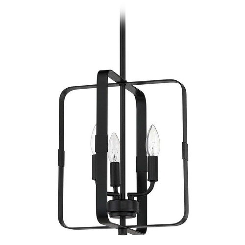 Stowe Flat Black Pendant by Craftmade Lighting