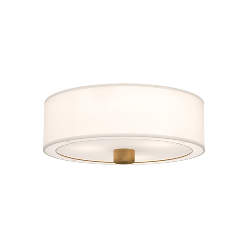 Alora Lighting Theo Aged Gold Flushmount Light