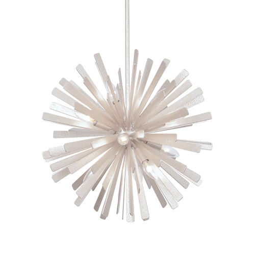 Confluence 12-Light Pendant in Piastra White by Metropolitan Lighting
