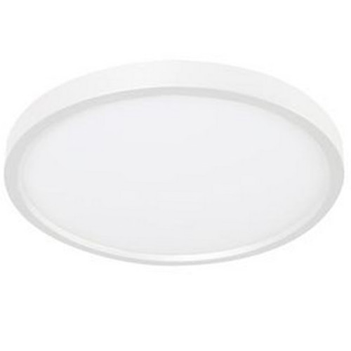 Afx Lighting Edge Round White LED Flushmount Light