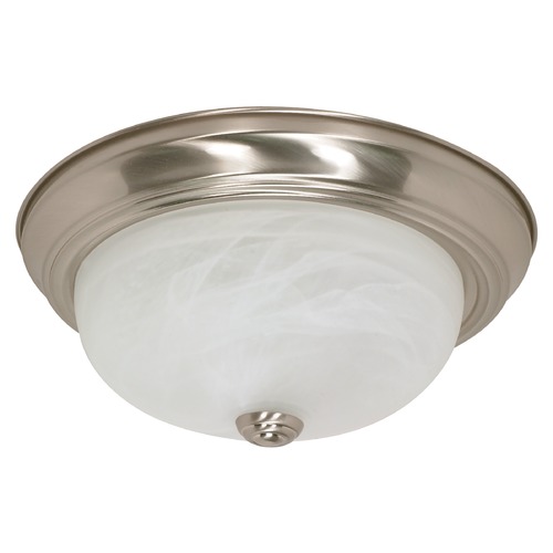 Nuvo Lighting 13-Inch Flush Mount Brushed Nickel by Nuvo Lighting 60/198