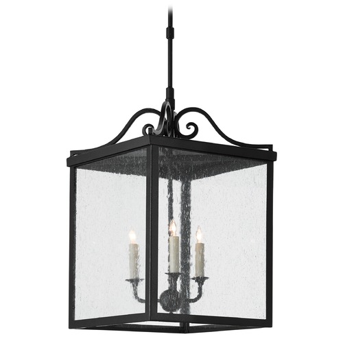 Currey and Company Lighting Giatti Outdoor Lantern in Midnight Finish by Currey & Company 9500-0006