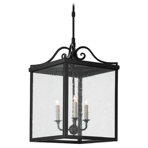 Giatti Outdoor Lantern in Midnight Finish by Currey & Company