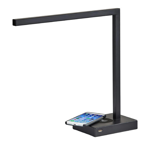 Adesso Home Aidan Matte Black LED Desk Lamp