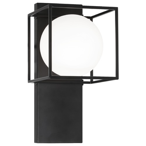 Matteo Lighting Squircle Black Sconce by Matteo Lighting S03801BK