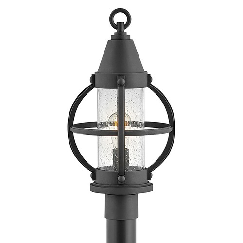 Chatham Large Post Light in Museum Black by Hinkley Lighting