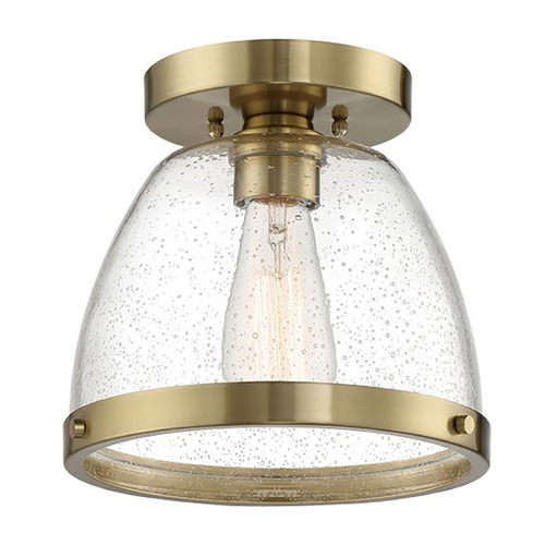 Lodie Satin Brass Flush Mount by Craftmade Lighting