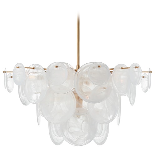 Visual Comfort Signature Collection Aerin Loire Large Chandelier in Gild by Visual Comfort Signature ARN5450GWSG