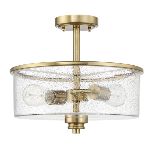 Bolden Satin Brass Semi-Flush Mount by Craftmade Lighting