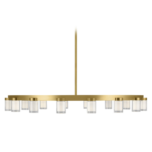 Visual Comfort Modern Collection Kelly Wearstler Esfera 44-Inch LED Chandelier in Brass by Visual Comfort Modern 700ESF44NB-LED927