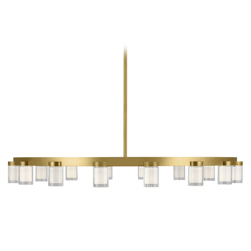 Kelly Wearstler Esfera 44-Inch LED Chandelier in Brass by Visual Comfort Modern