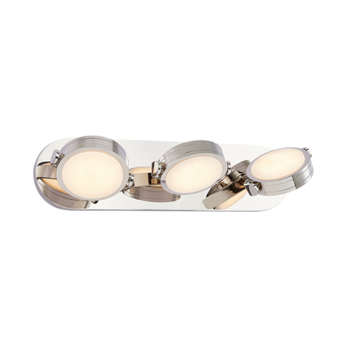 Alora Lighting Alan Pepin Blanco Polished Nickel LED Vertical Bathroom Light