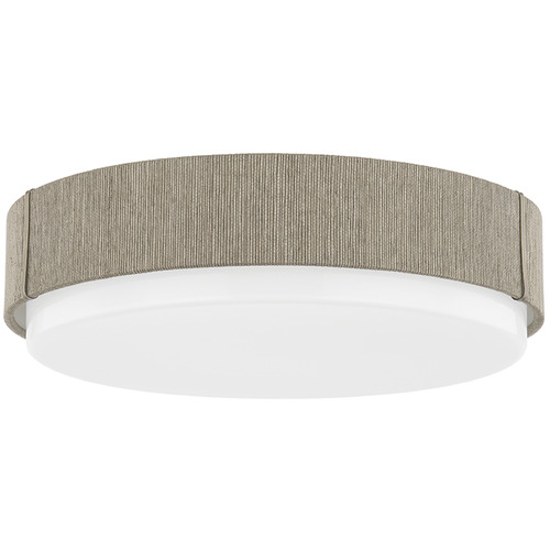 Troy Lighting Zane Patina Brass LED Flushmount Light