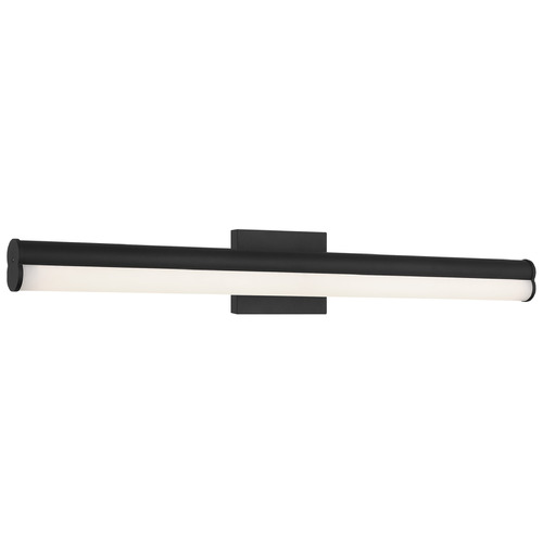 Matteo Lighting Junction Matte Black LED Vertical Bathroom Light