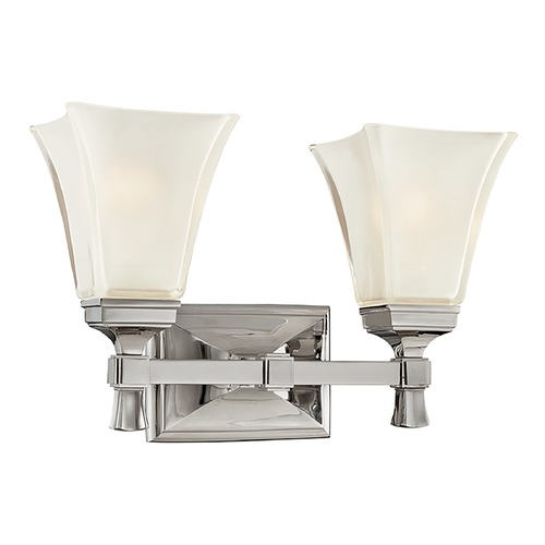 Hudson Valley Lighting Kirkland 2-Light Bath Light in Polished Nickel by Hudson Valley Lighting 1172-PN