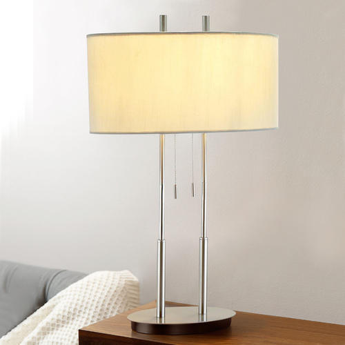 Modern Oval Table Lamp with Oval Lamp Shade