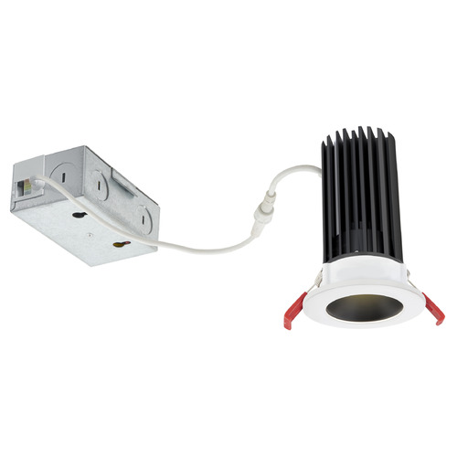 5CCT 2'' LED Canless 15W Smooth Black Recessed Light 24Deg by Recesso