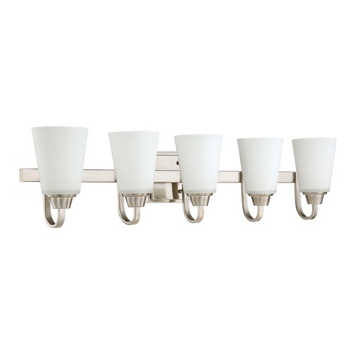 Grace 37-Inch Brushed Polished Nickel Bath Light by Craftmade Lighting