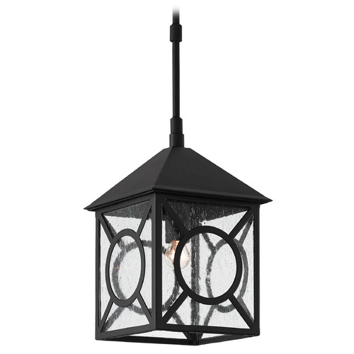 Currey and Company Lighting Ripley Outdoor Lantern in Midnight Finish by Currey & Company 9500-0007