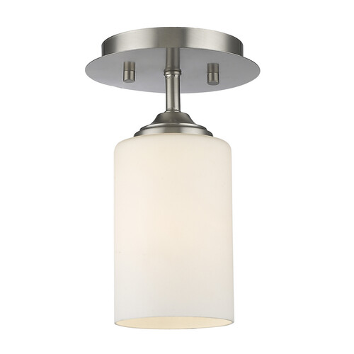 Z-Lite Bordeaux Brushed Nickel Semi-Flush Mount by Z-Lite 435F1-BN