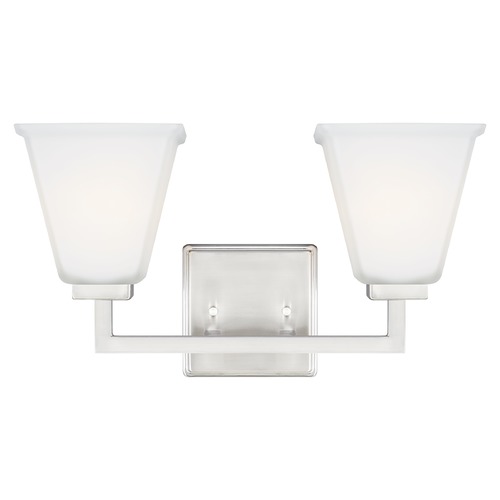 Ellis Harper Brushed Nickel Bathroom Light by Generation Lighting