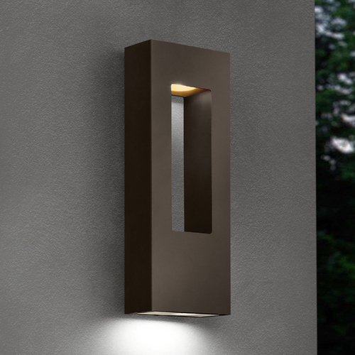Hinkley Atlantis 16-Inch Bronze LED Outdoor Wall Light by Hinkley Lighting 1648BZ-LL