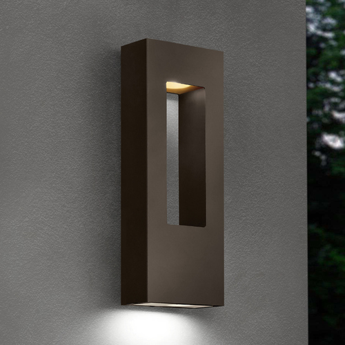 Atlantis 16-Inch Bronze LED Outdoor Wall Light by Hinkley Lighting