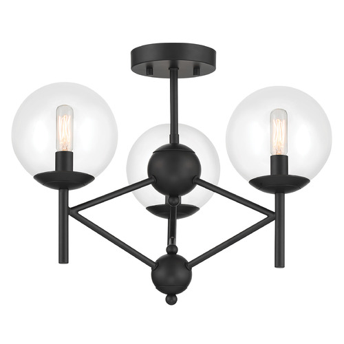 Auresa Coal Semi-Flush Mount by Minka Lavery