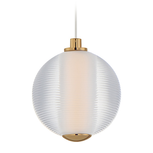 Rhythm Gold LED Mini Pendant by ET2 Lighting