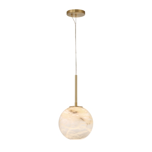 Kepler 8-Inch LED Mini Pendant in Gold by Eurofase Lighting