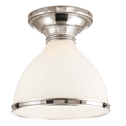Randolph Semi-Flush Mount in Polished Nickel by Hudson Valley Lighting